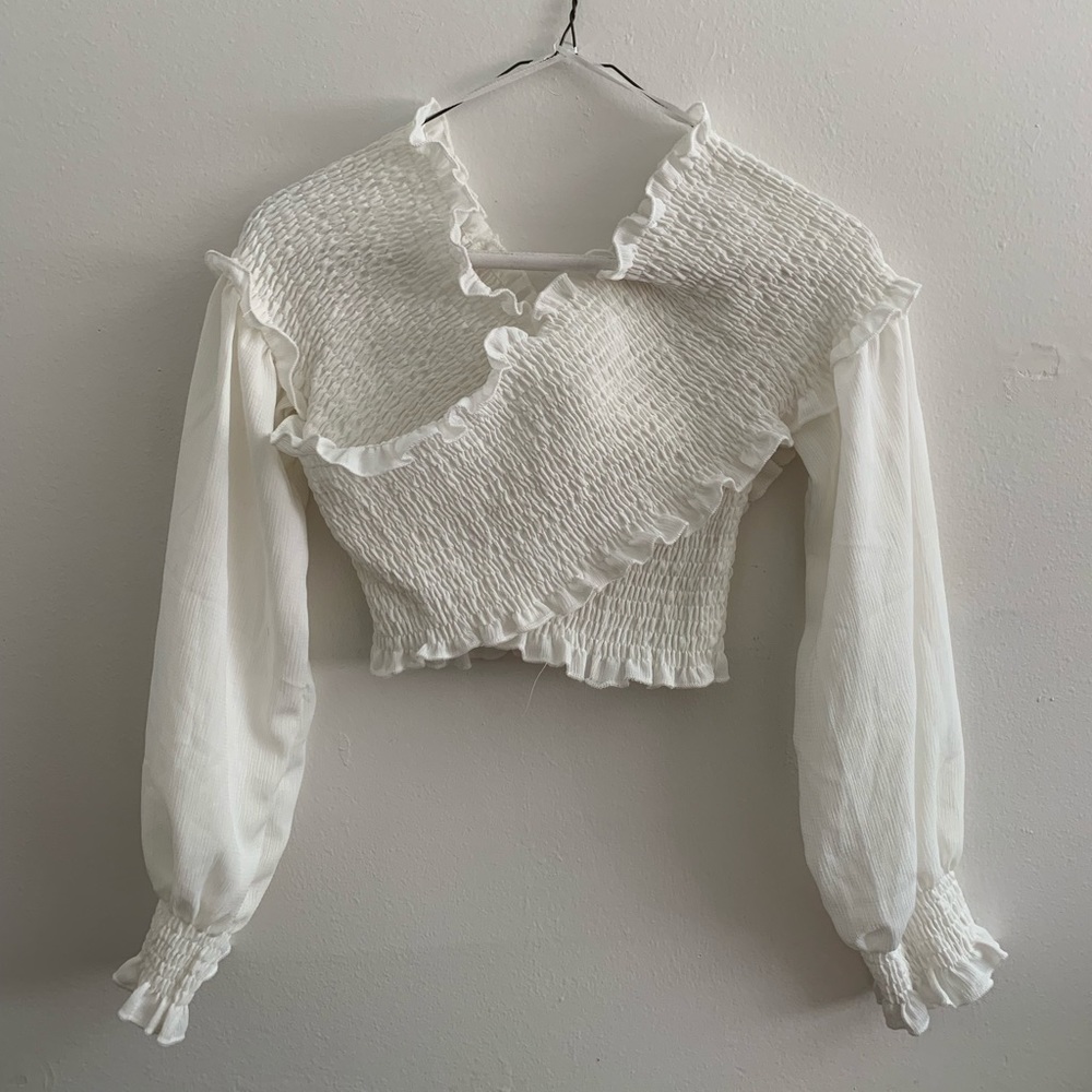 Shirred Crop top